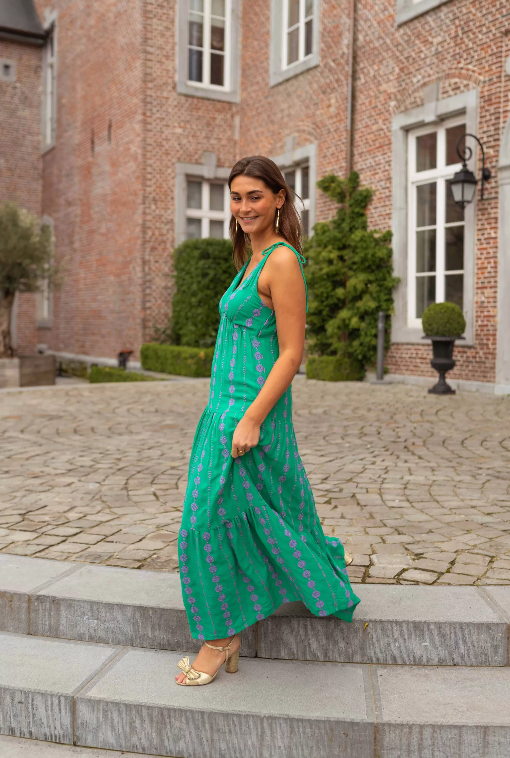 alyson_dress__green_amp_purple__wrapover_74629-3.webp Alyson Dress - -Easy Clothes Cheap