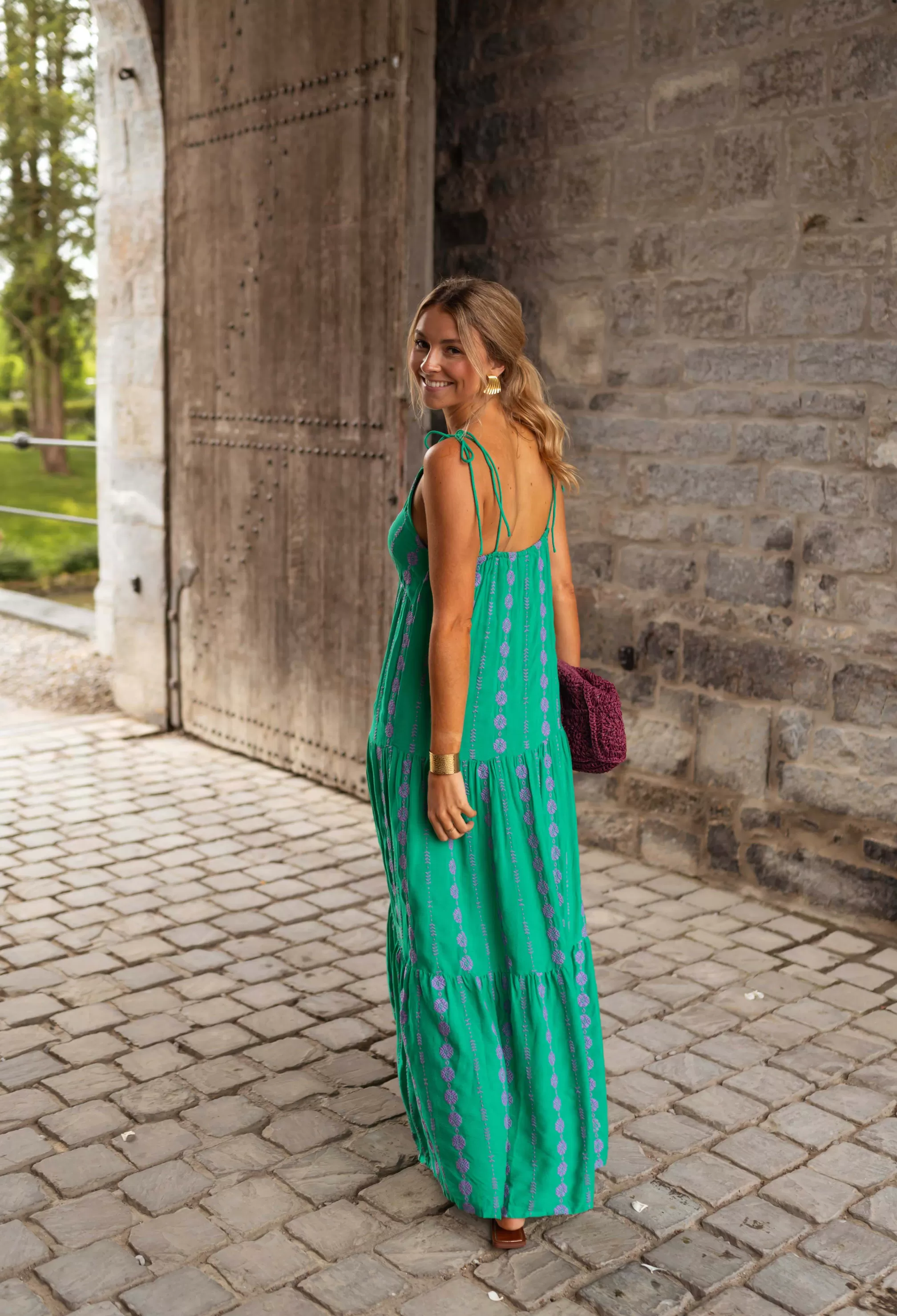 alyson_dress__green_amp_purple__wrapover_74631-2.webp Alyson Dress - -Easy Clothes Cheap