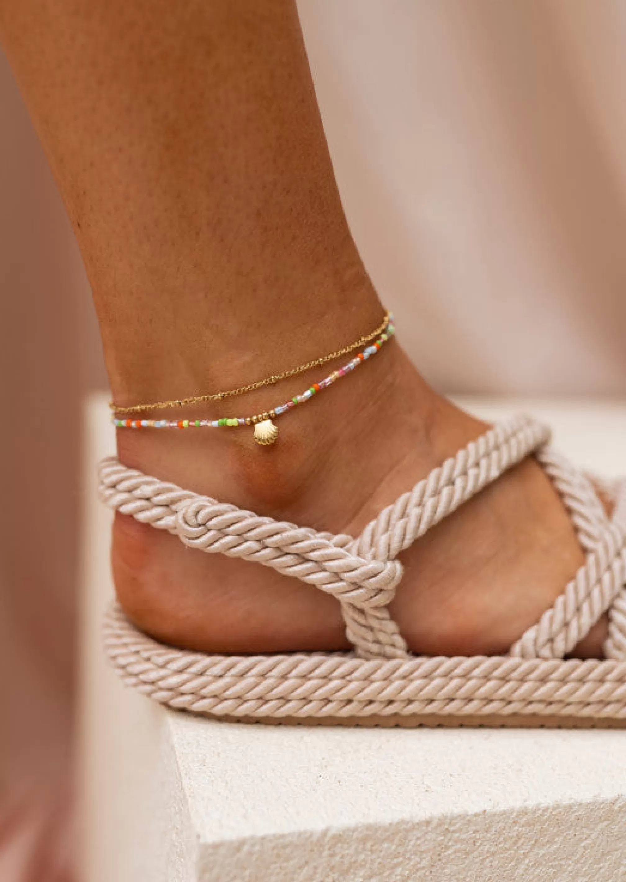 Ankle Chain Golden Gunzo - -Easy Clothes Fashion