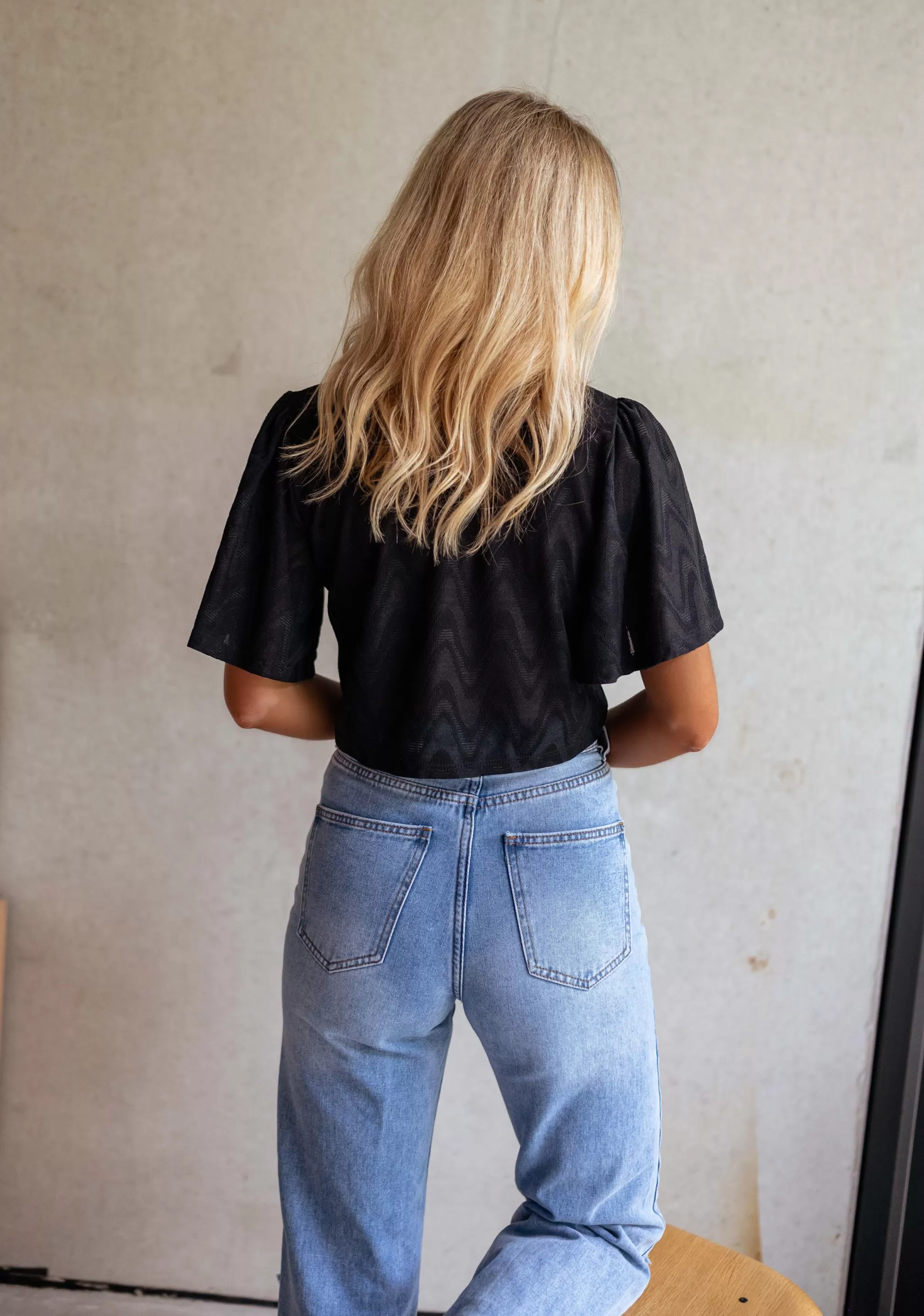 Axella Blouse Black - Creation | Blouse Black Embroidered | Ready To-Porter Online | -Easy Clothes Hot