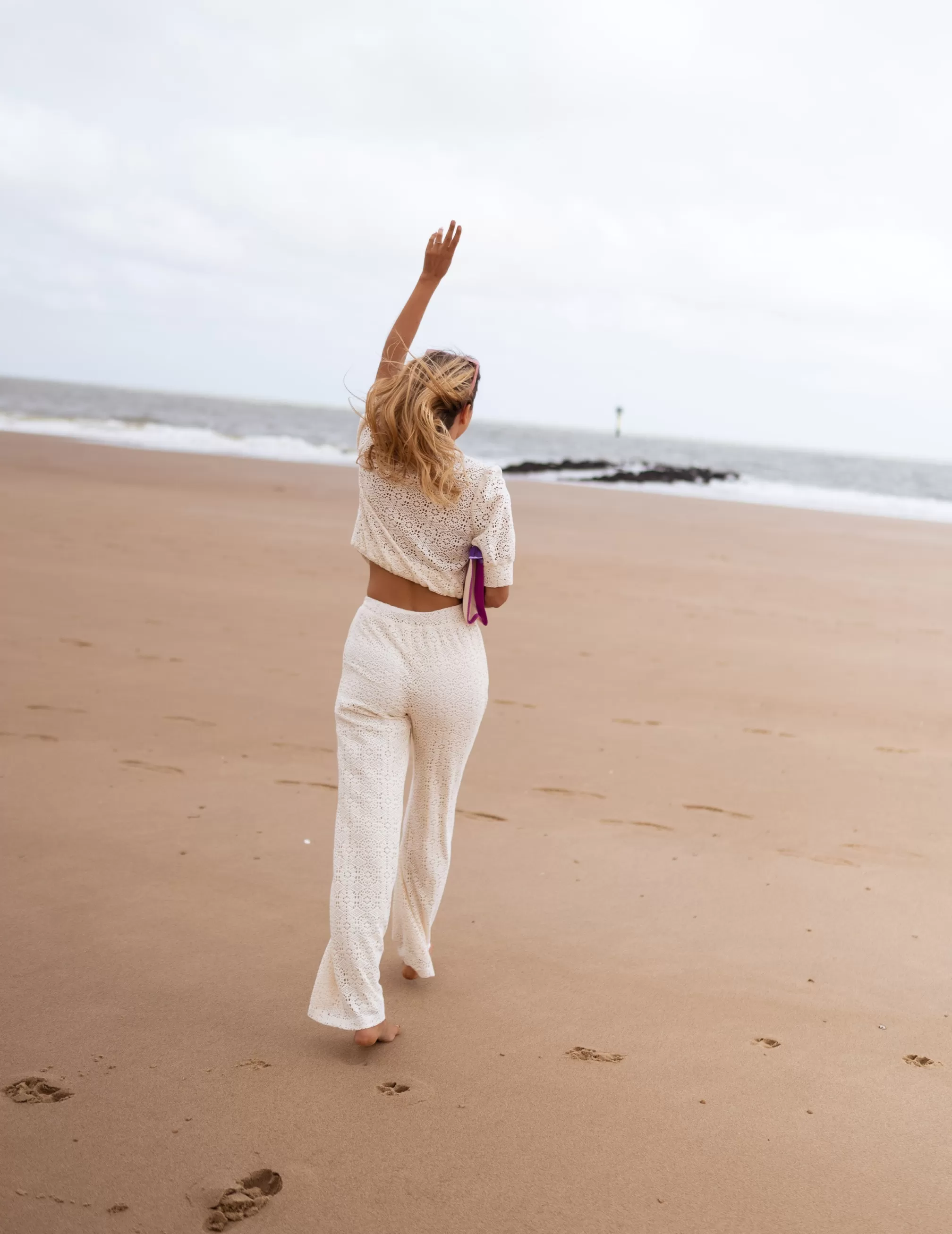 Blouse Safia écru En Broderie | Blouse Brodée Transparente | Prêt-à-porter En Ligne | -Easy Clothes Best