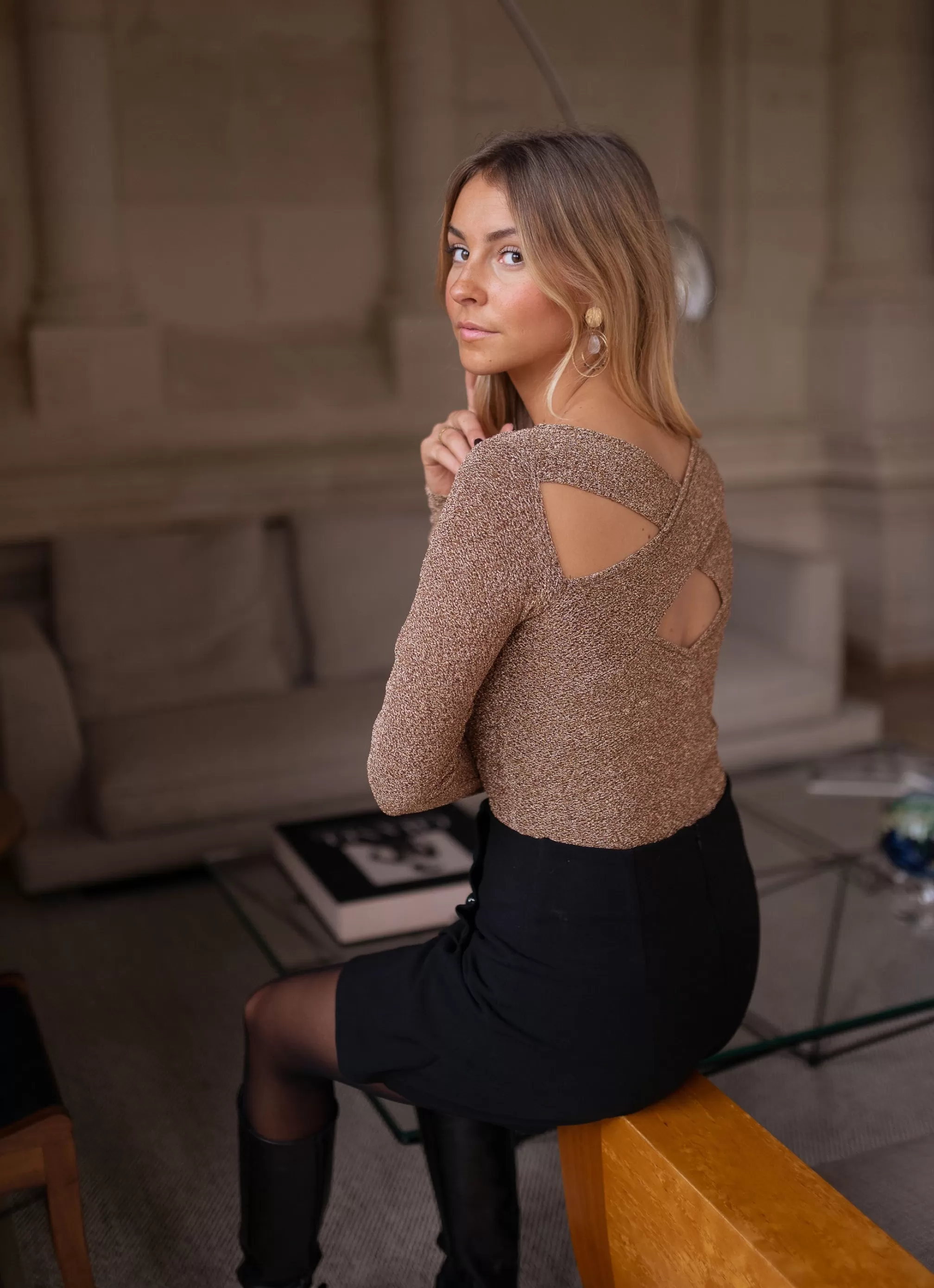 bodysuit_lili_creation__golden_glittery_75700-3.webp Bodysuit Lili CREATION - -Easy Clothes New