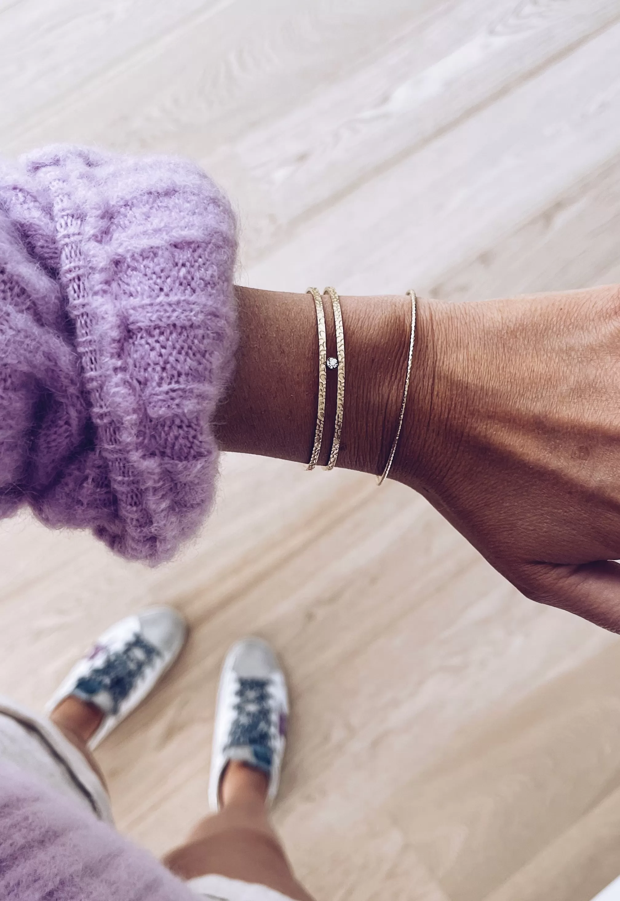 Bracelet Emerie Doré | Bracelet Doré Jonc | Prêt-à-porter En Ligne | -Easy Clothes Cheap