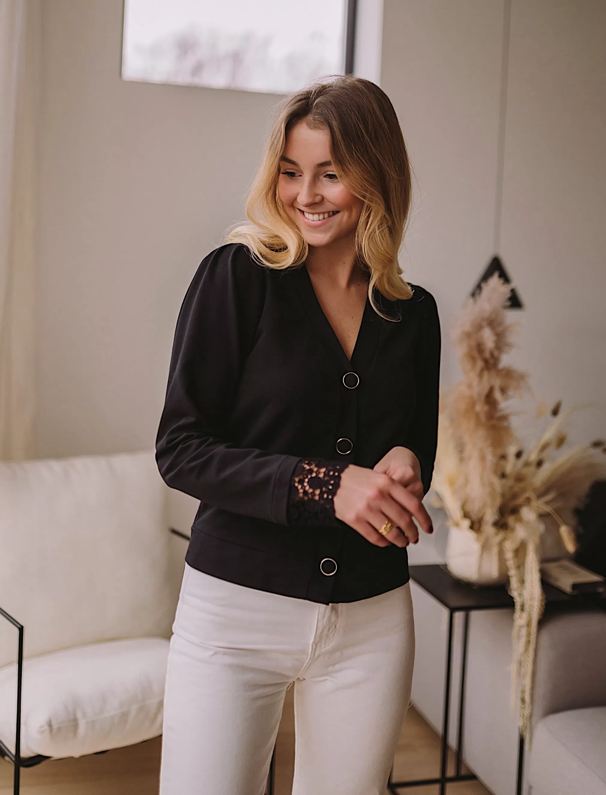 cardigan_aston_creation__black_75214-2.webp Cardigan Aston CREATION - -Easy Clothes Online