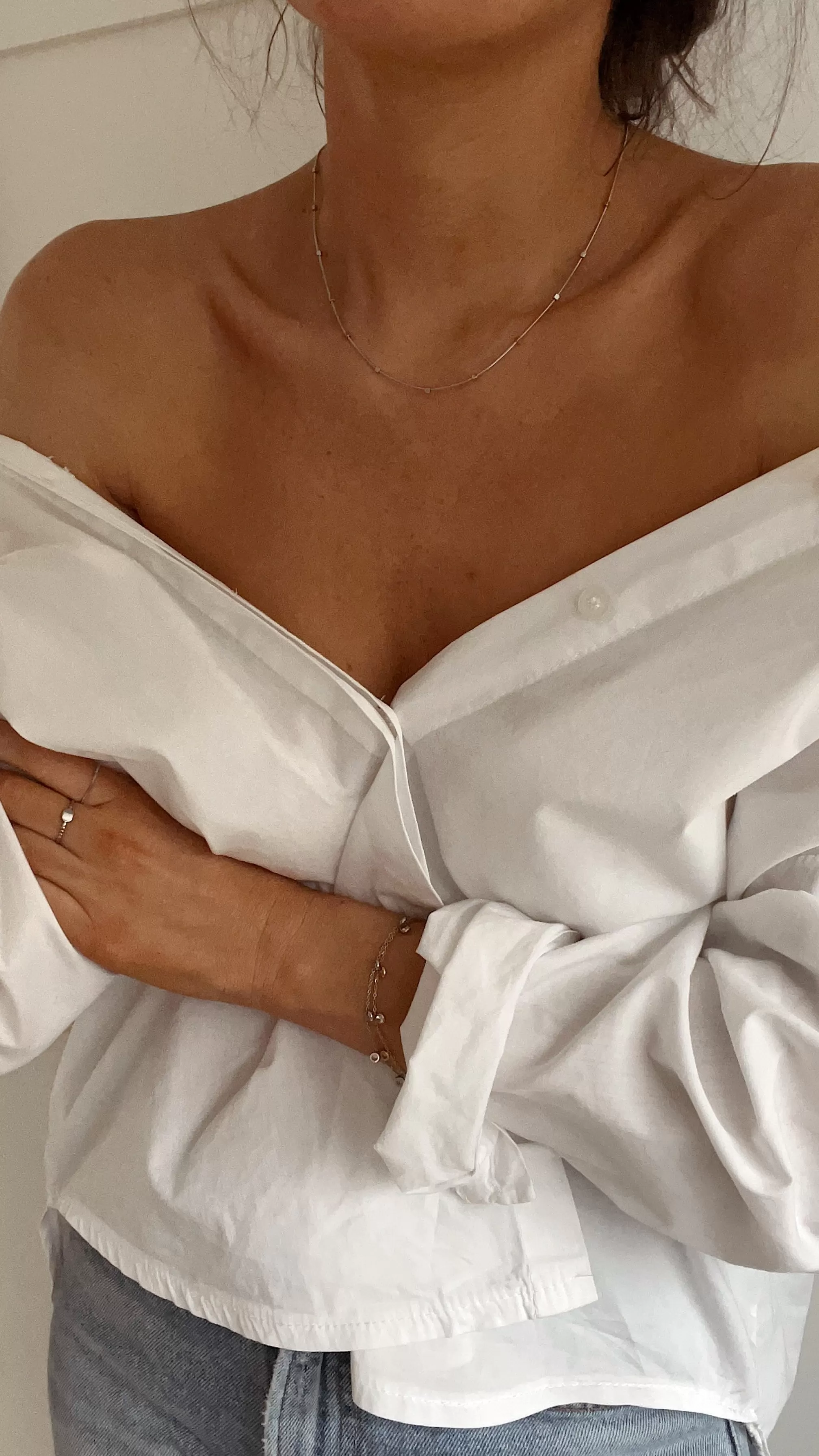 Collier Tiffen Doré | Collier En Décolleté | Prêt-à-porter En Ligne | -Easy Clothes Discount