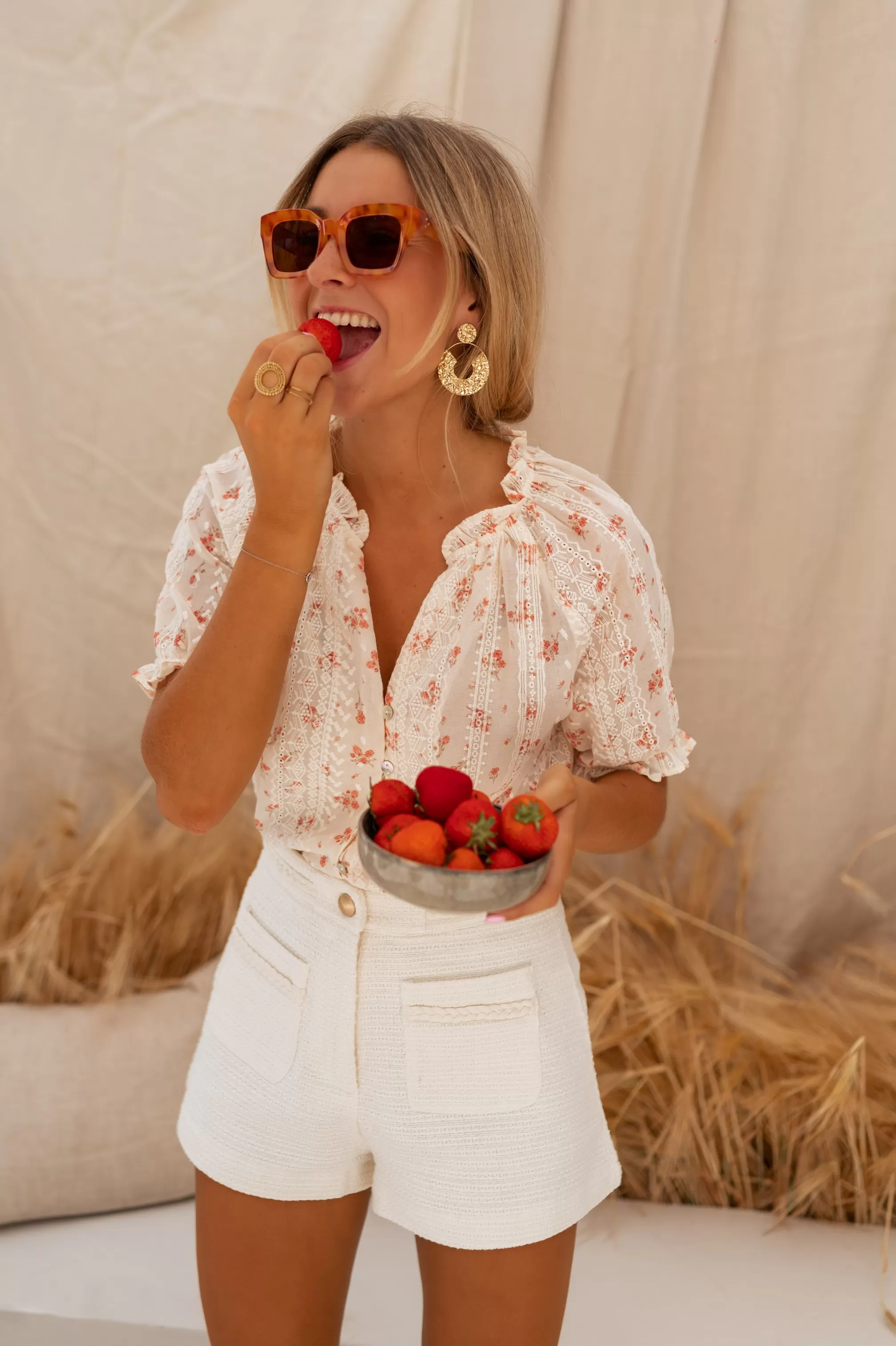 Crue Carine Blouse - -Easy Clothes Best