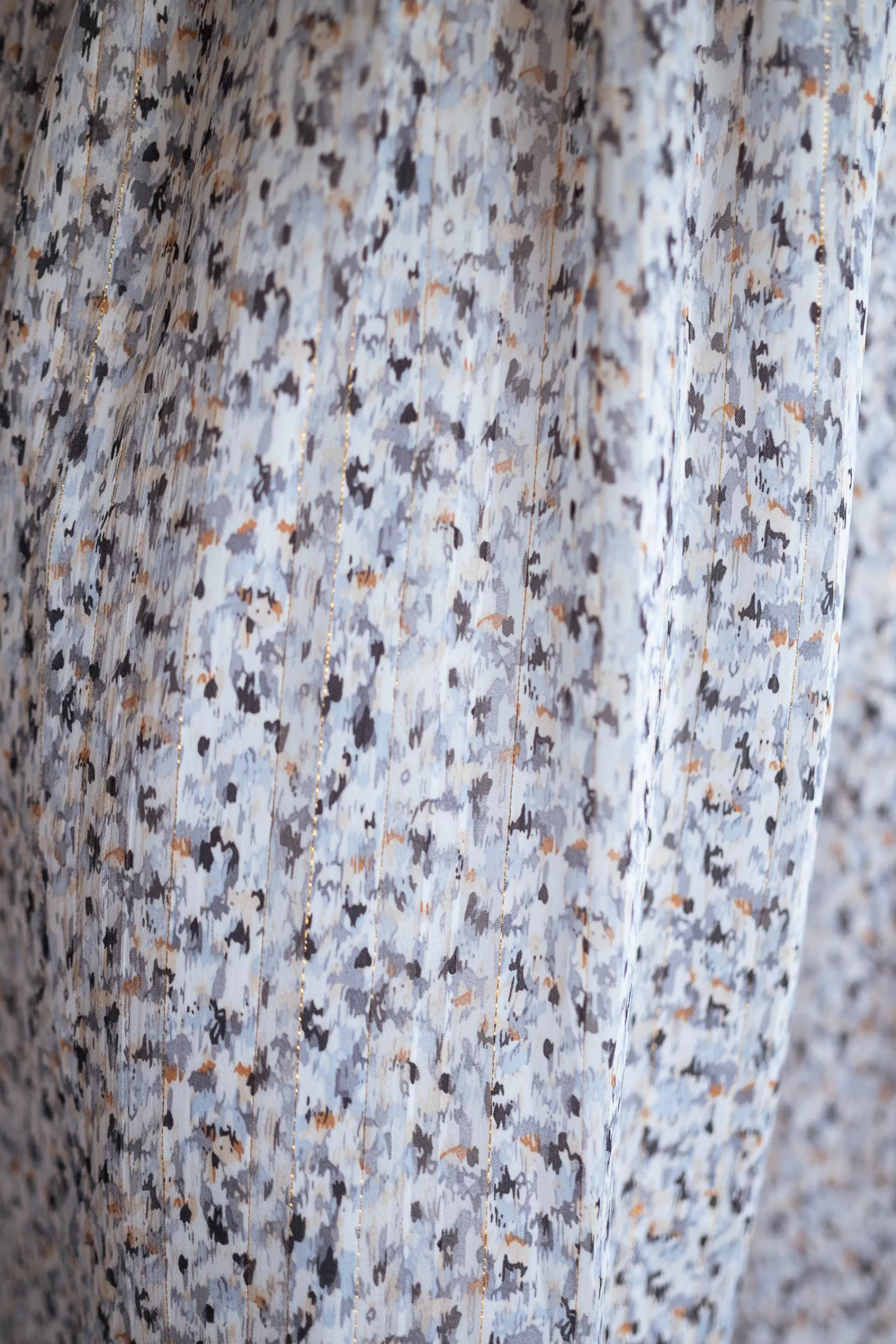 Dress Gray Rosana Patterned | Long DressFloral | Ready To-Porter Online | -Easy Clothes Online