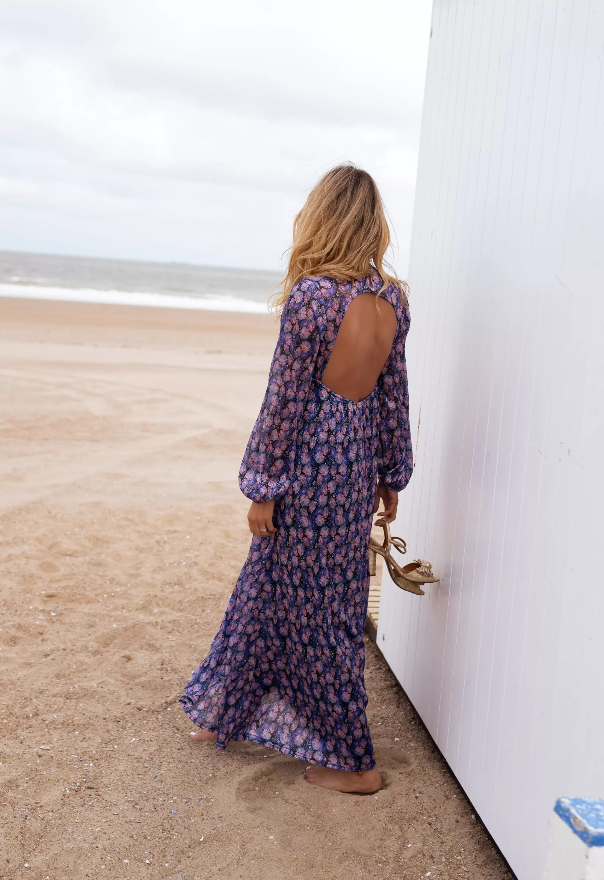 Dress Long -to -flower Imane - Creation | Long Dresscocktail | Ready To-Porter Online | -Easy Clothes Best Sale