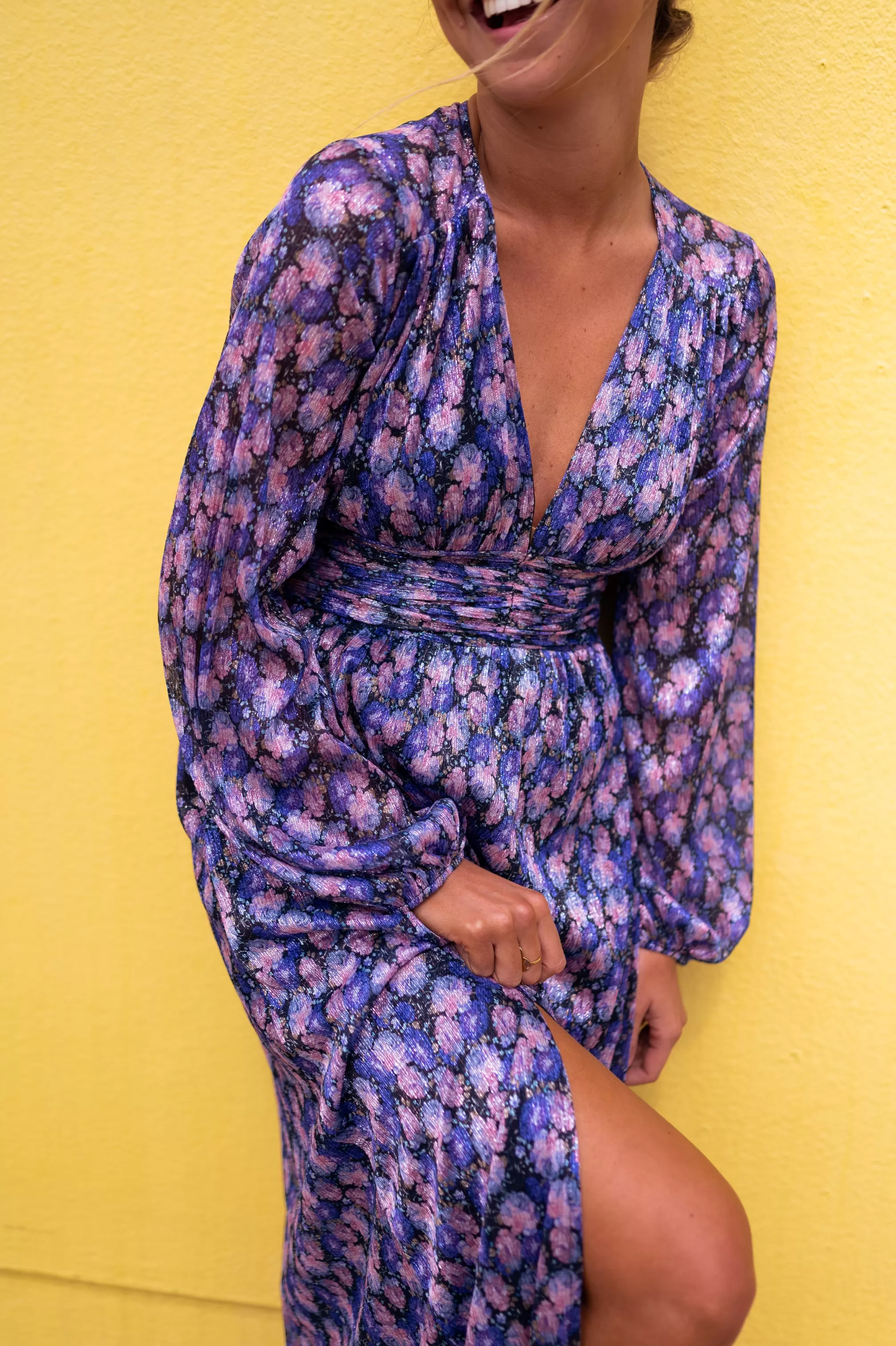 Dress Long -to -flower Imane - Creation | Long Dresscocktail | Ready To-Porter Online | -Easy Clothes Best Sale