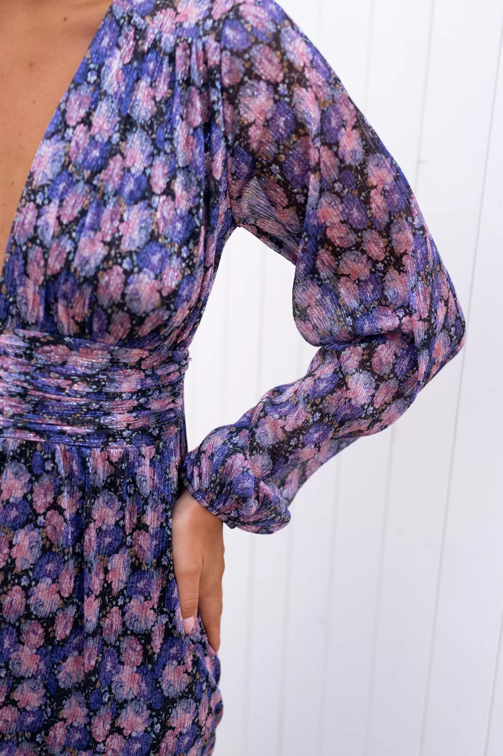 Dress Long -to -flower Imane - Creation | Long Dresscocktail | Ready To-Porter Online | -Easy Clothes Best Sale