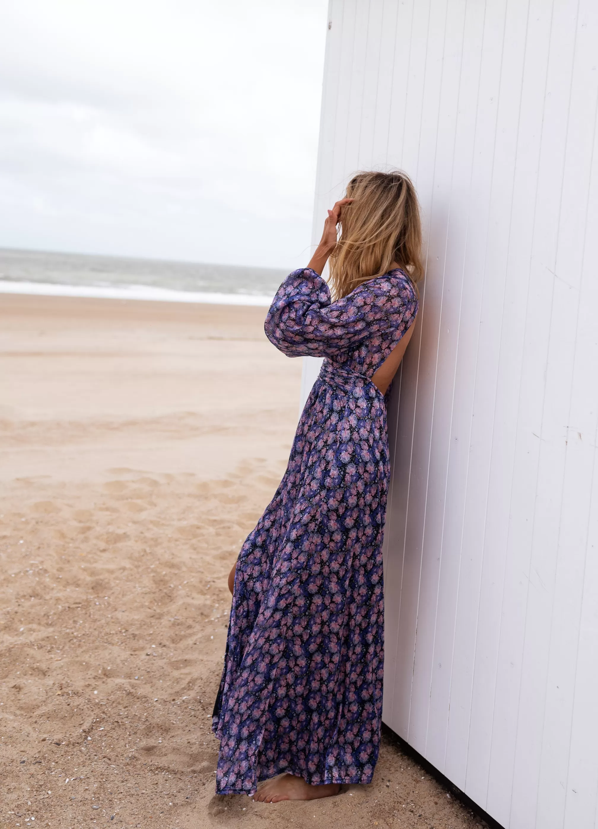 Dress Long -to -flower Imane - Creation | Long Dresscocktail | Ready To-Porter Online | -Easy Clothes Best Sale