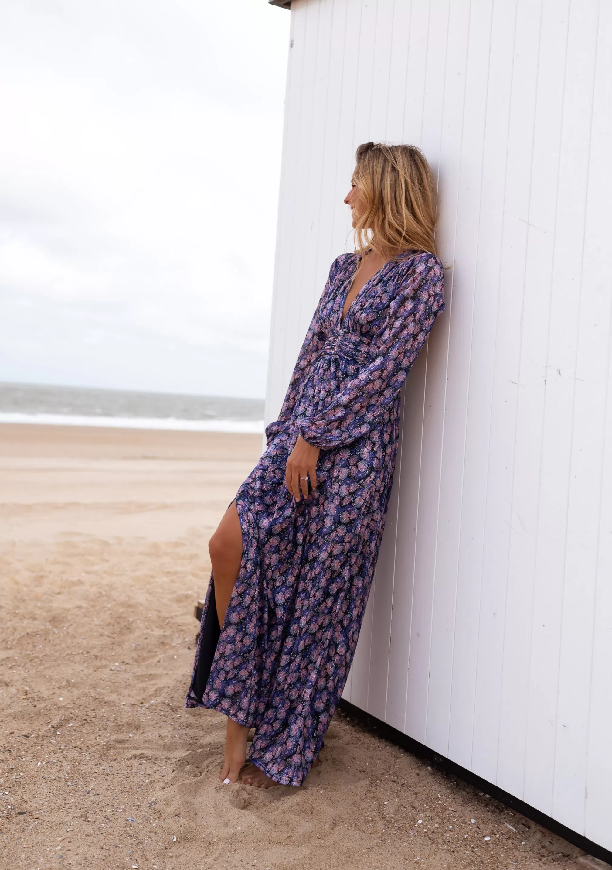 Dress Long -to -flower Imane - Creation | Long Dresscocktail | Ready To-Porter Online | -Easy Clothes Best Sale