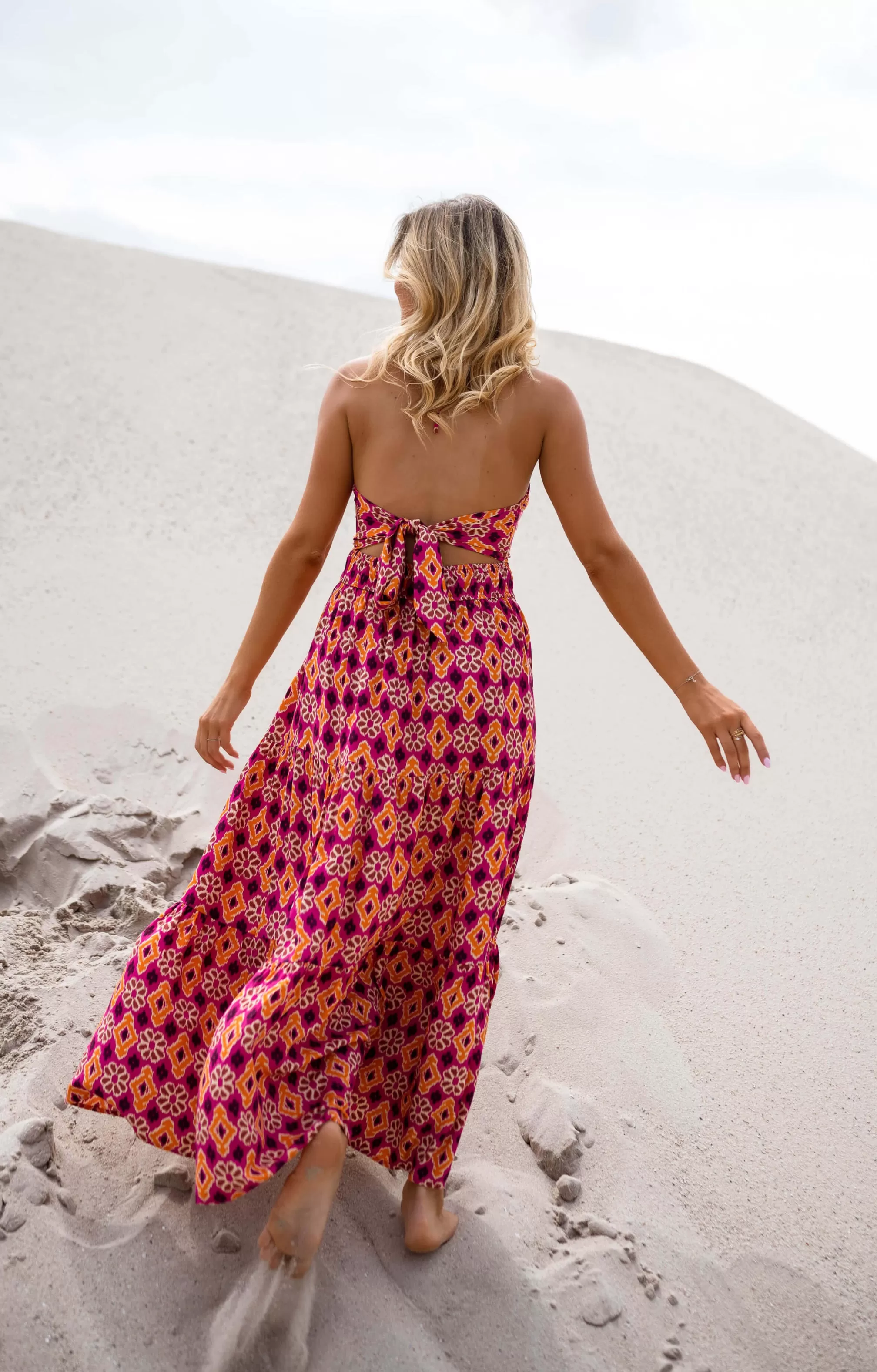 dress_pink__jamie__reason__fluid_and_lightweight_71857-3.webp Dress Pink - -Easy Clothes Flash Sale
