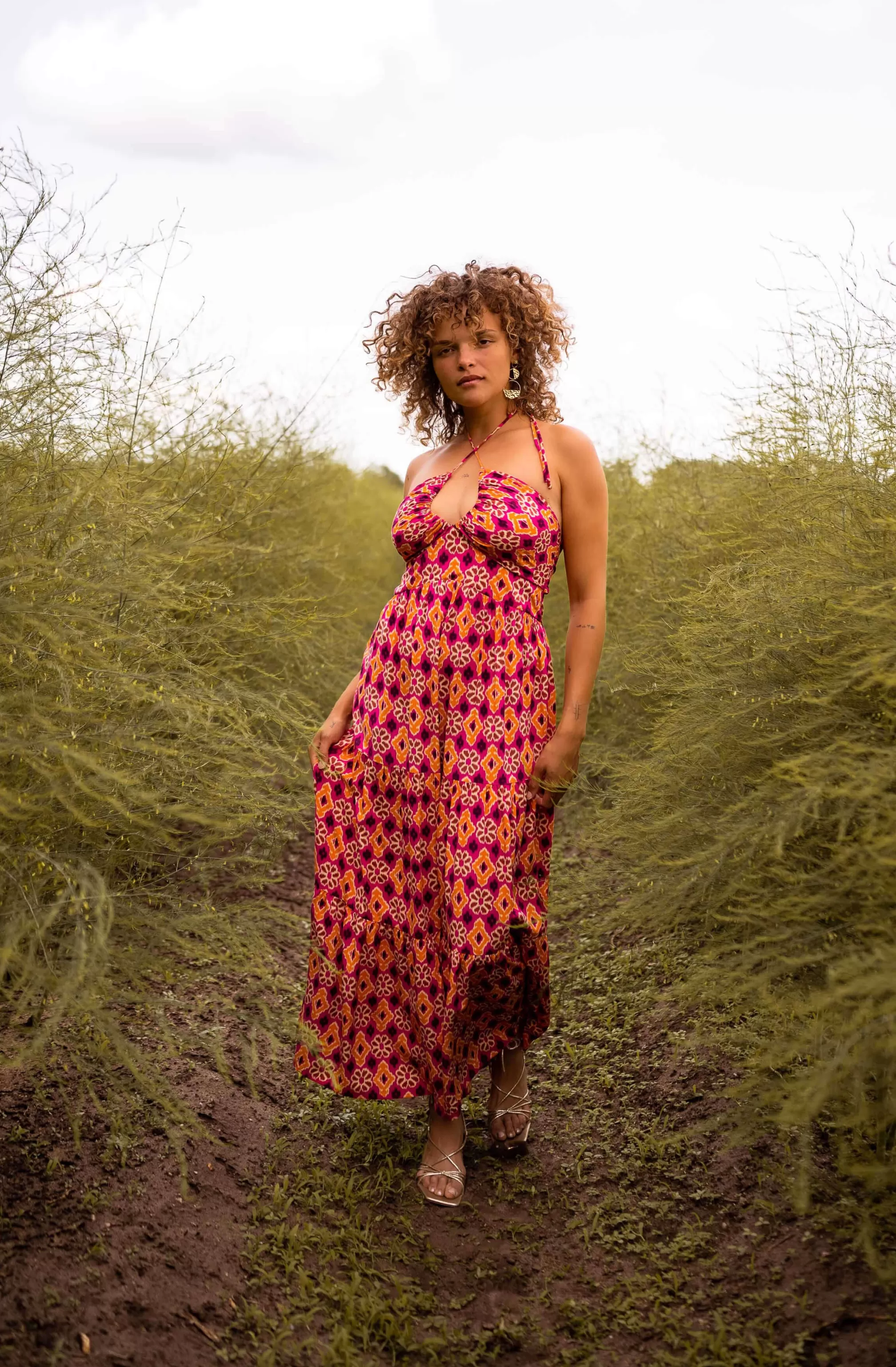 dress_pink__jamie__reason__fluid_and_lightweight_71859-2.webp Dress Pink - -Easy Clothes Flash Sale