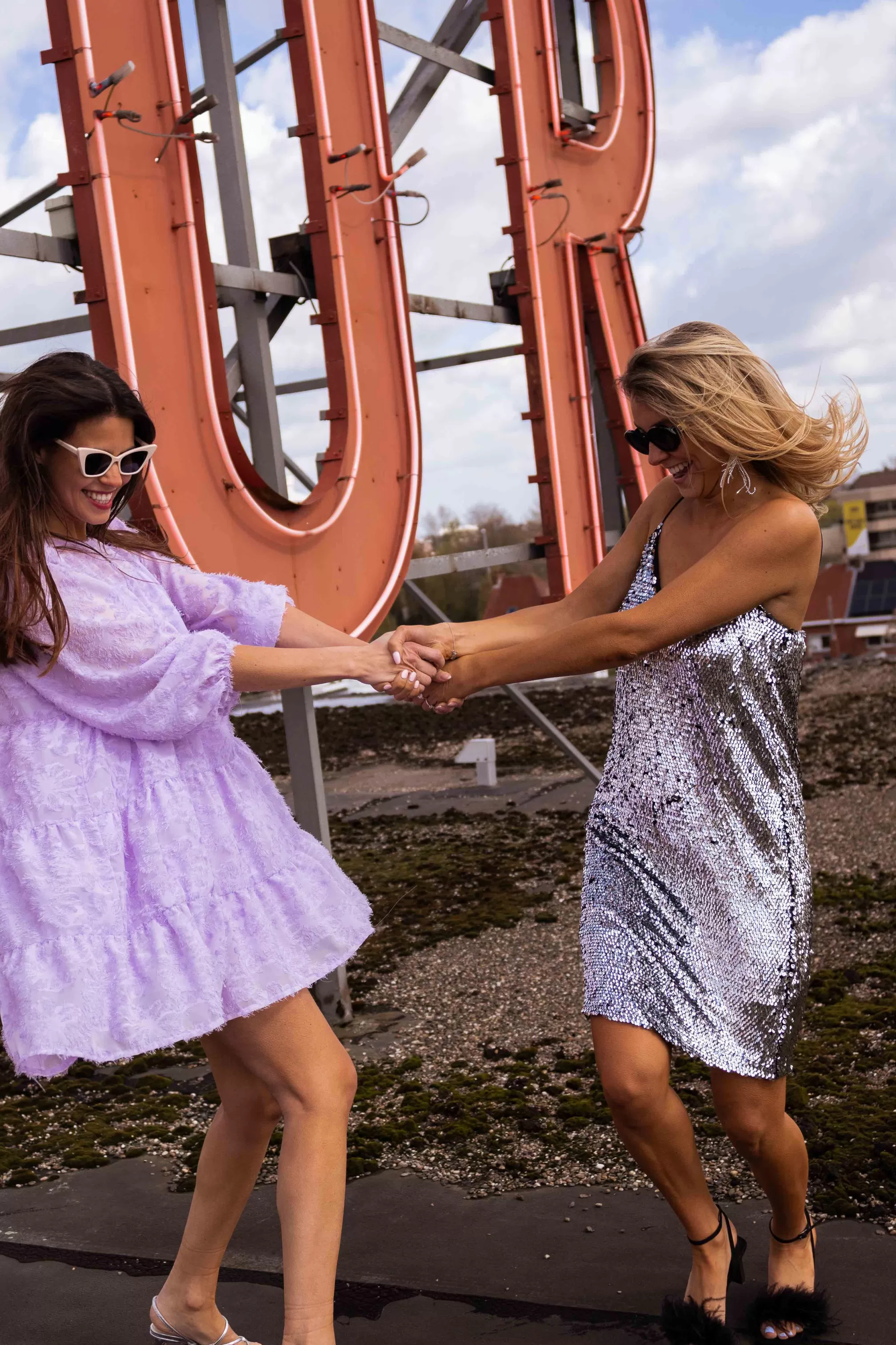 Dress Sparkle At Silver Sequins | Dress In Sequins | Ready To-Porter Online | -Easy Clothes Best Sale