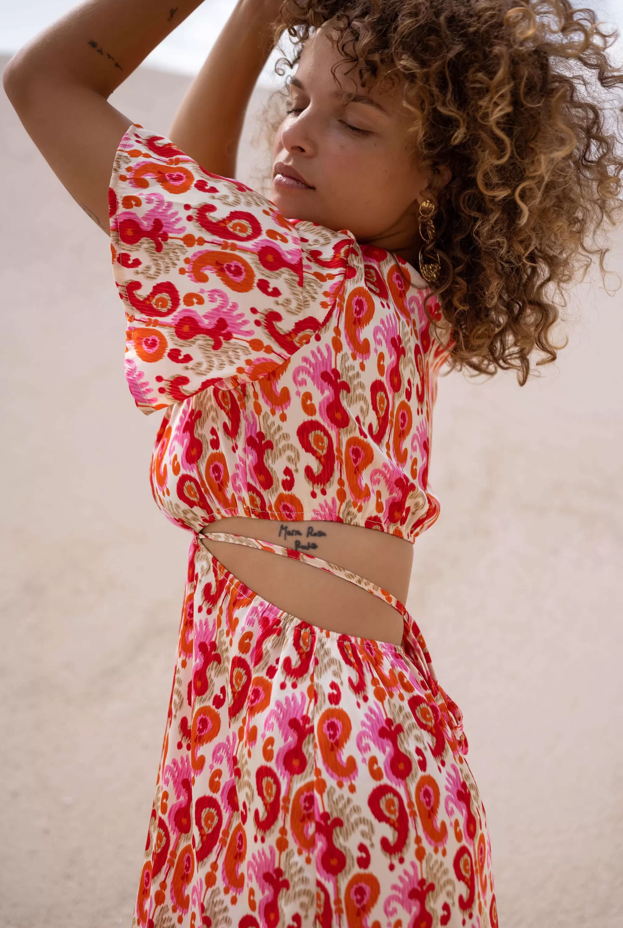 dress_tatiana__pink_and_orange_patterns__simple_clothing_72078-2.webp Dress Tatiana - -Easy Clothes Cheap