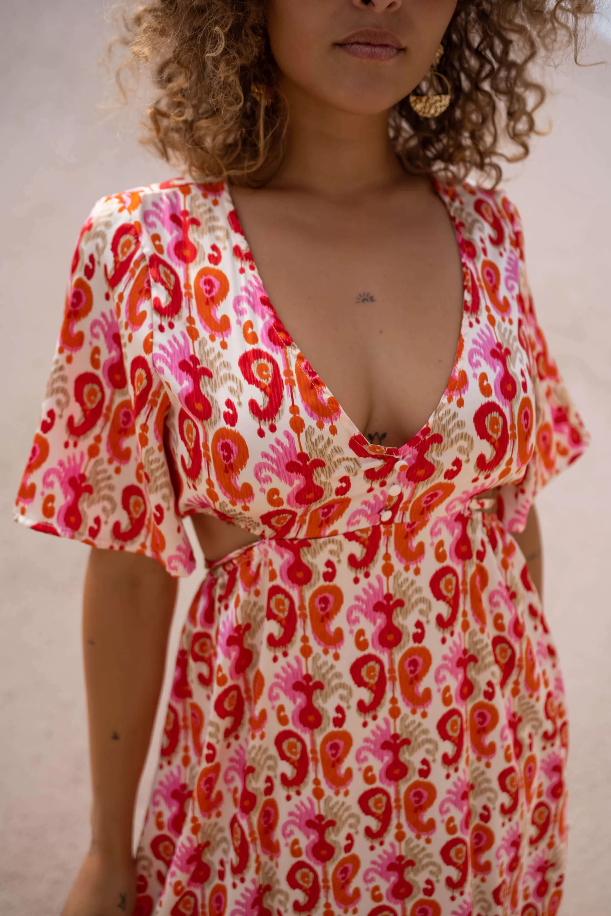 dress_tatiana__pink_and_orange_patterns__simple_clothing_72080-3.webp Dress Tatiana - -Easy Clothes Cheap