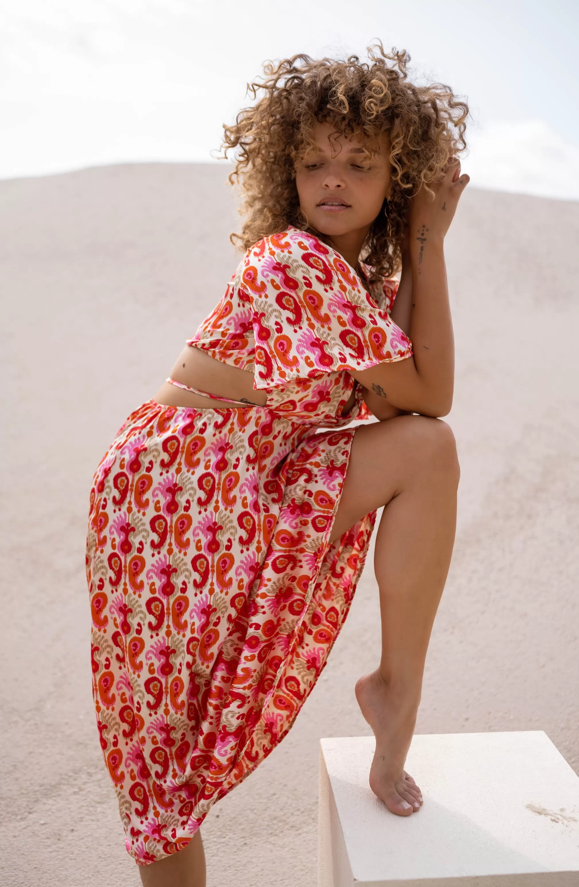 dress_tatiana__pink_and_orange_patterns__simple_clothing_72091-2.webp Dress Tatiana - -Easy Clothes Cheap