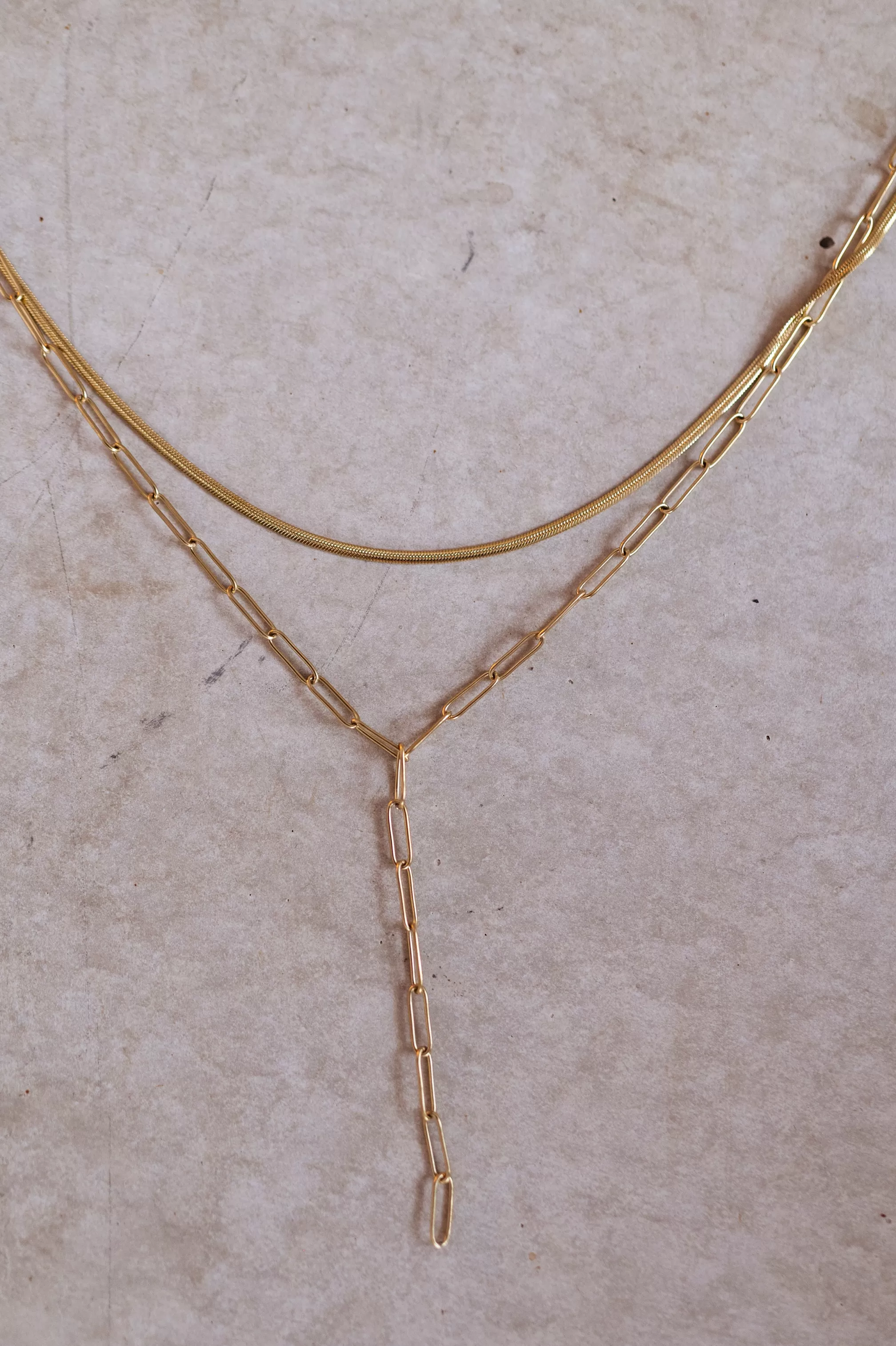 Orso Necklace Golden | Fine Mesh Necklace | Ready To-Porter Online | -Easy Clothes Clearance