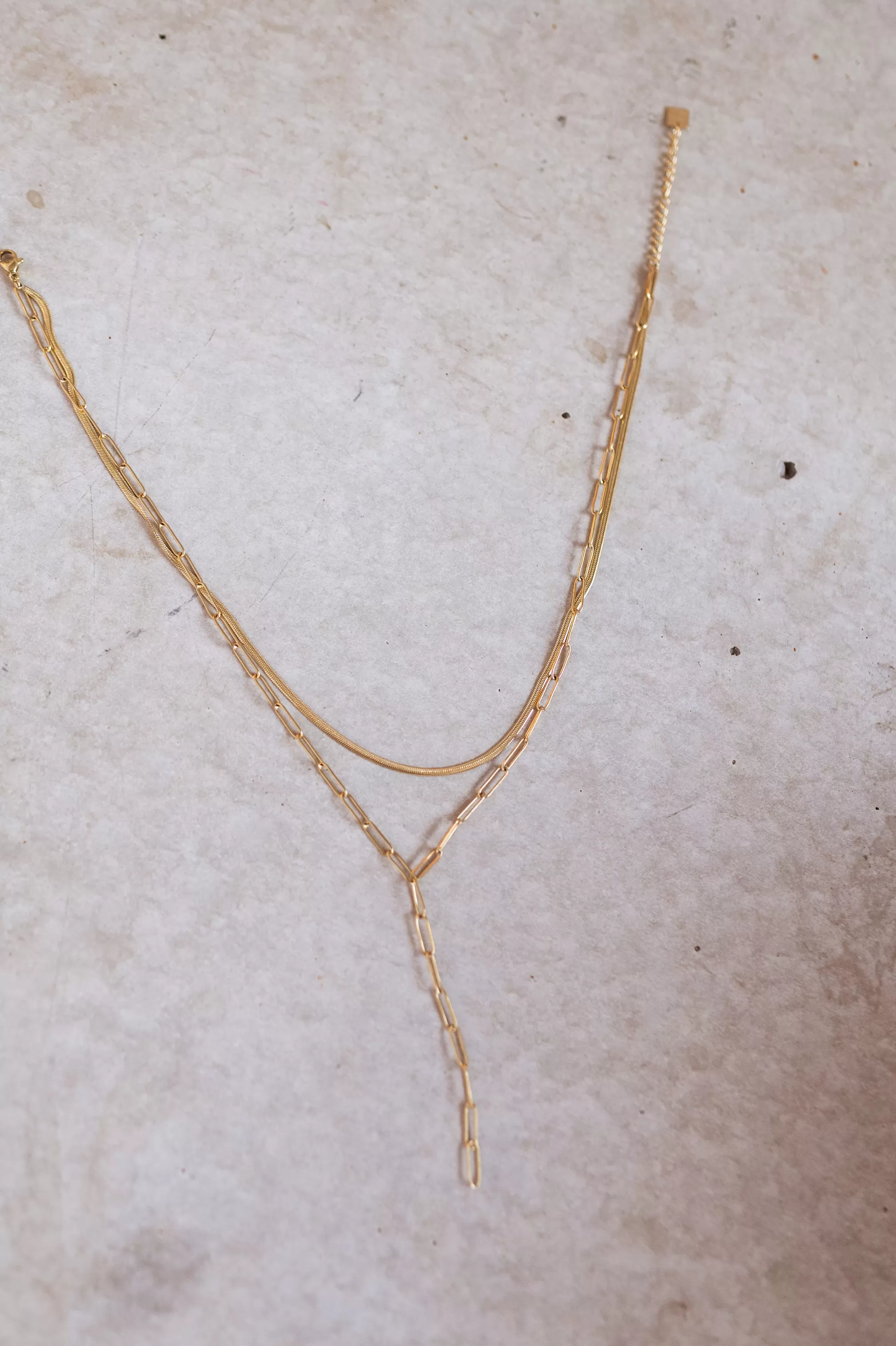 Orso Necklace Golden | Fine Mesh Necklace | Ready To-Porter Online | -Easy Clothes Clearance