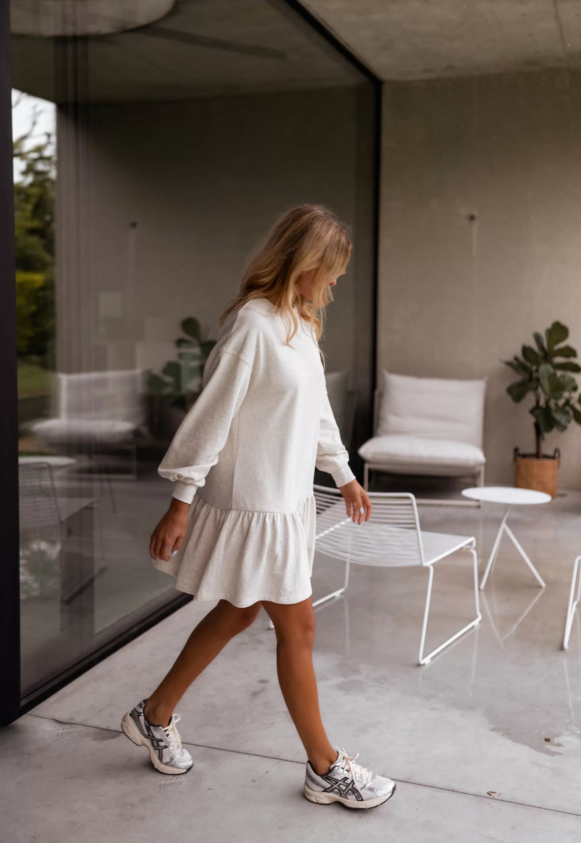 Robe Pull Bertina Grise | Robe Pull Ample |  Prêt-à-porter En Ligne | -Easy Clothes Outlet