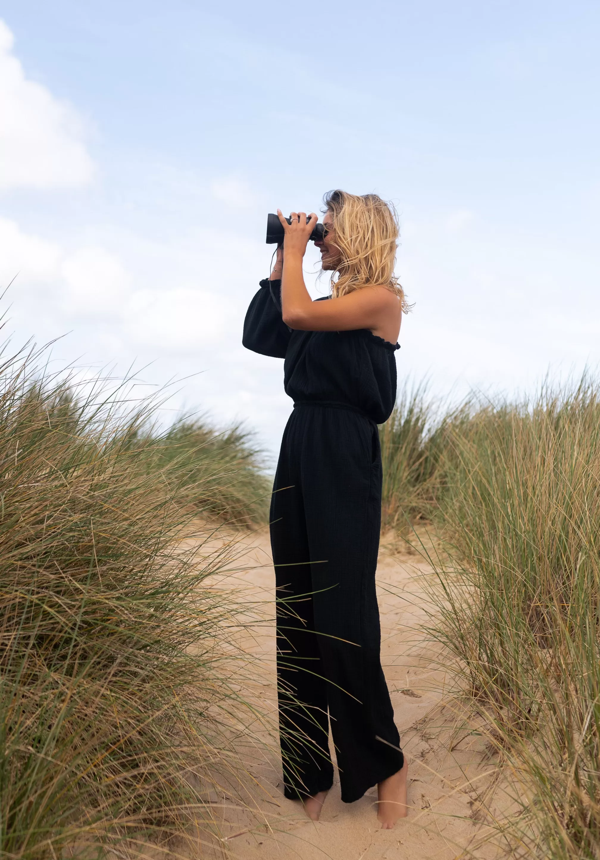 Suit Amadéo Black In CONTON GAUZE | Suit UNE SAND | Ready To-Porter Online | -Easy Clothes Best Sale