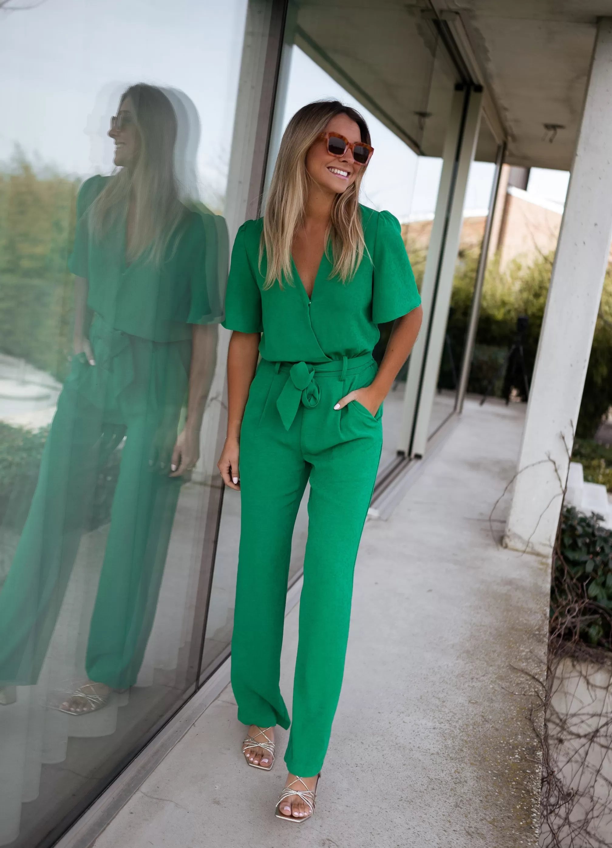 Suit Stan Green | Suit Short Sleeves | Ready To-Porter Online | -Easy Clothes New