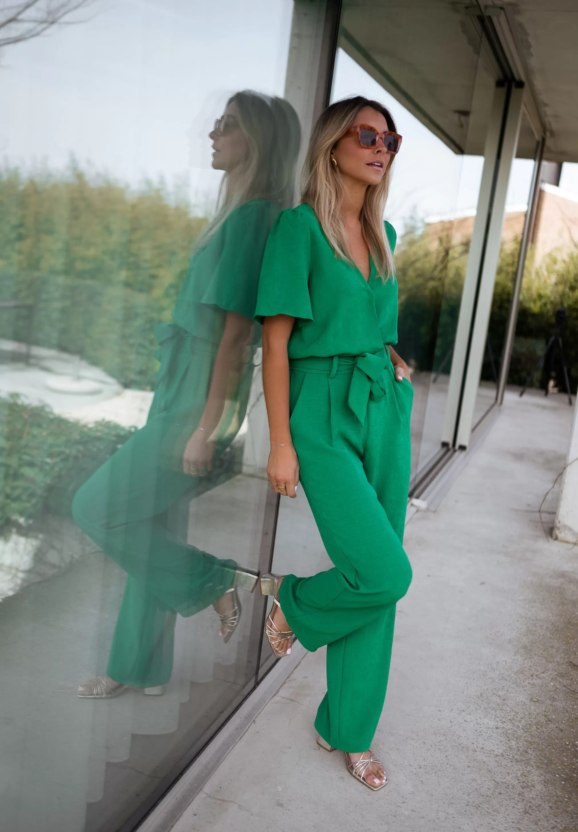 Suit Stan Green | Suit Short Sleeves | Ready To-Porter Online | -Easy Clothes New