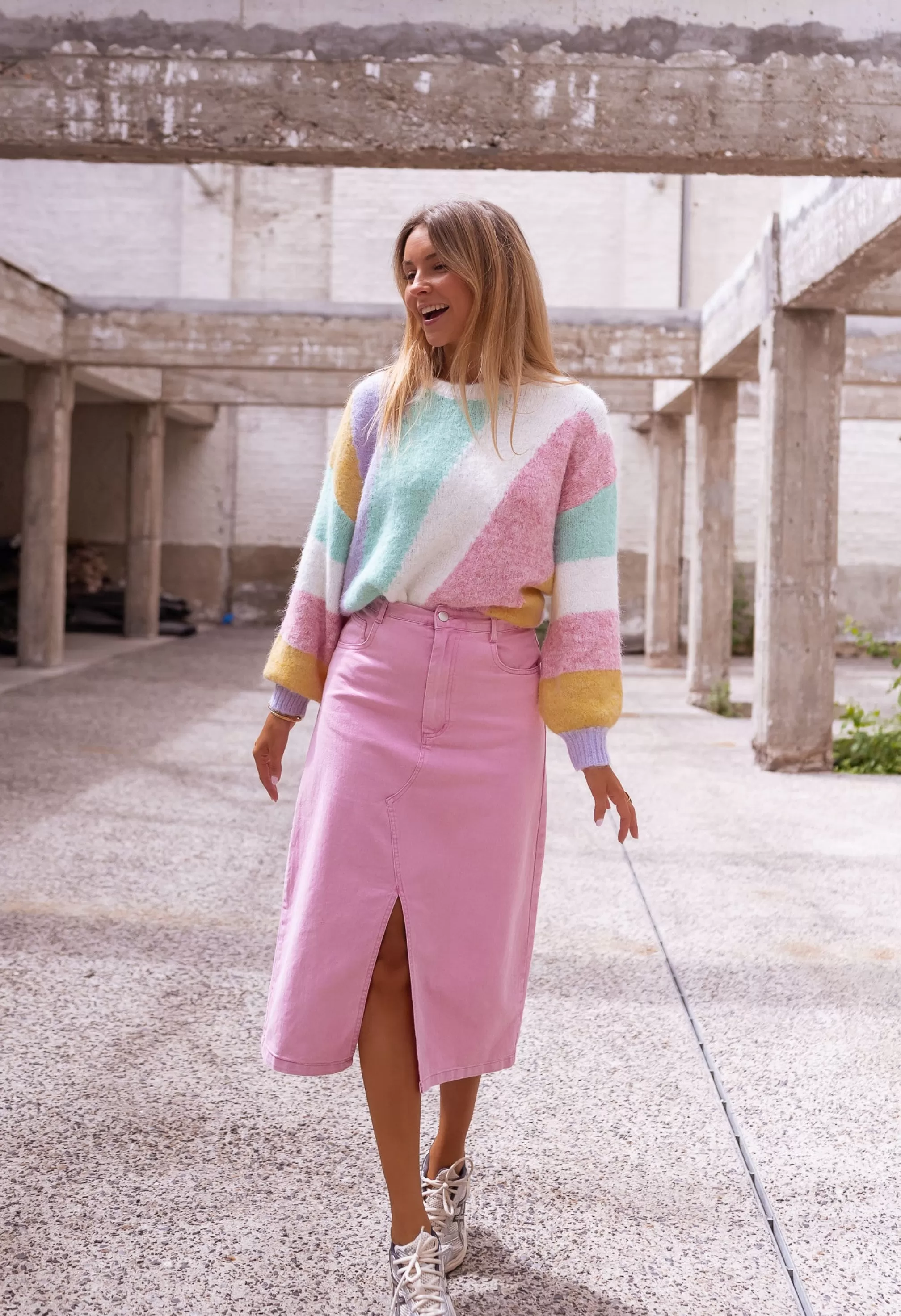 Sweater Bita Pink - -Easy Clothes Discount