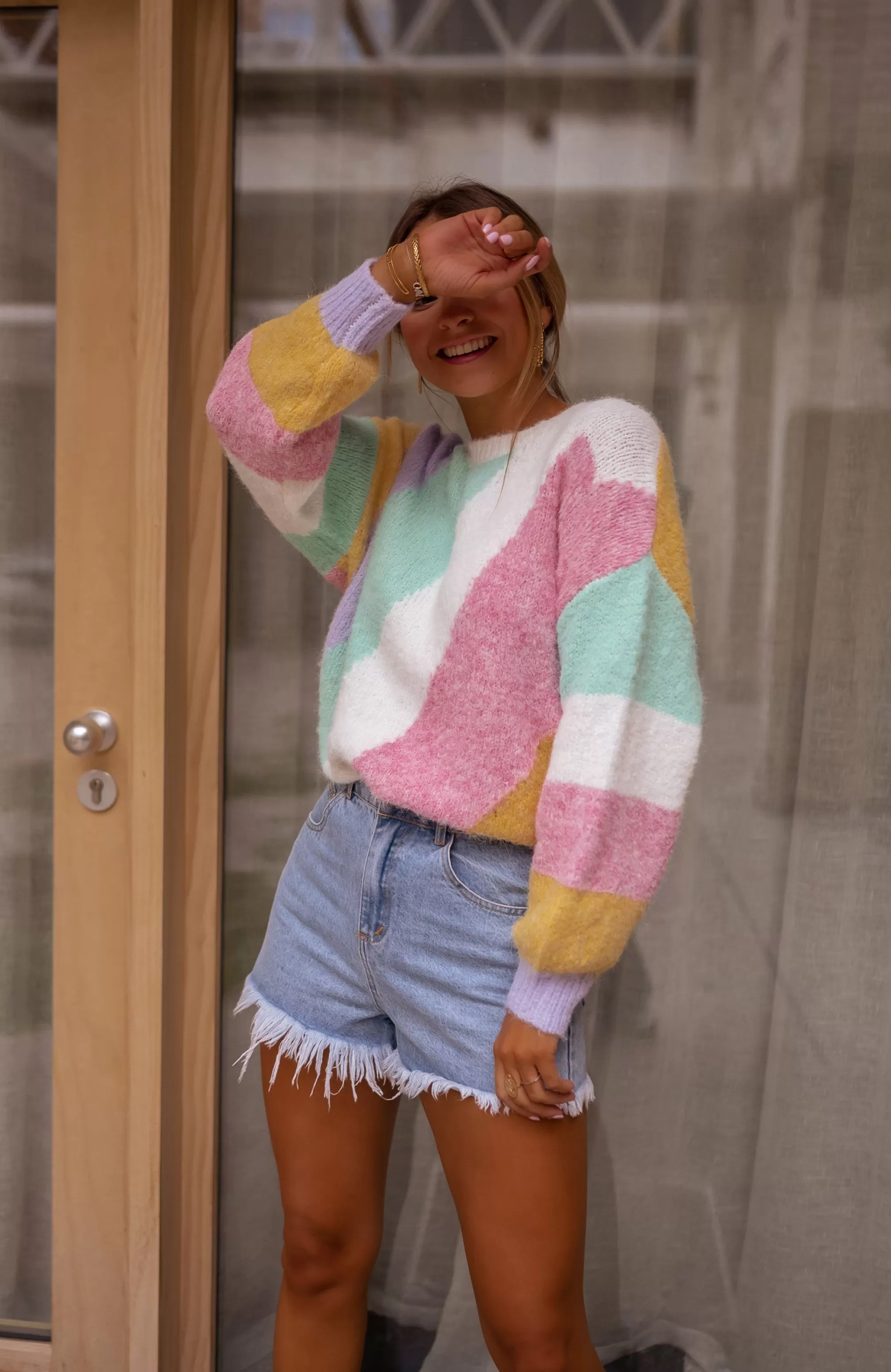 Sweater Bita Pink - -Easy Clothes Discount