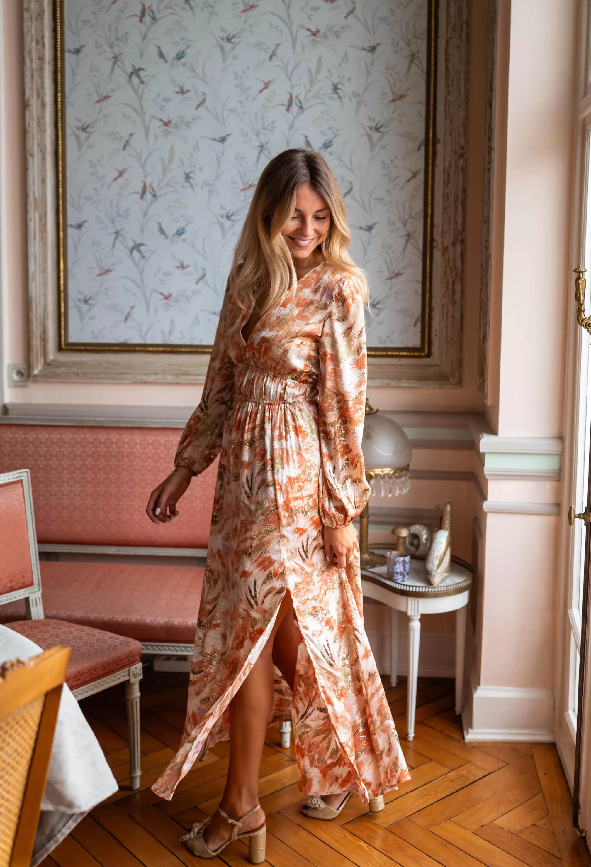 sylva_dress__orange_amp_khaki__trendy_73911-3.webp Sylva Dress - -Easy Clothes Flash Sale