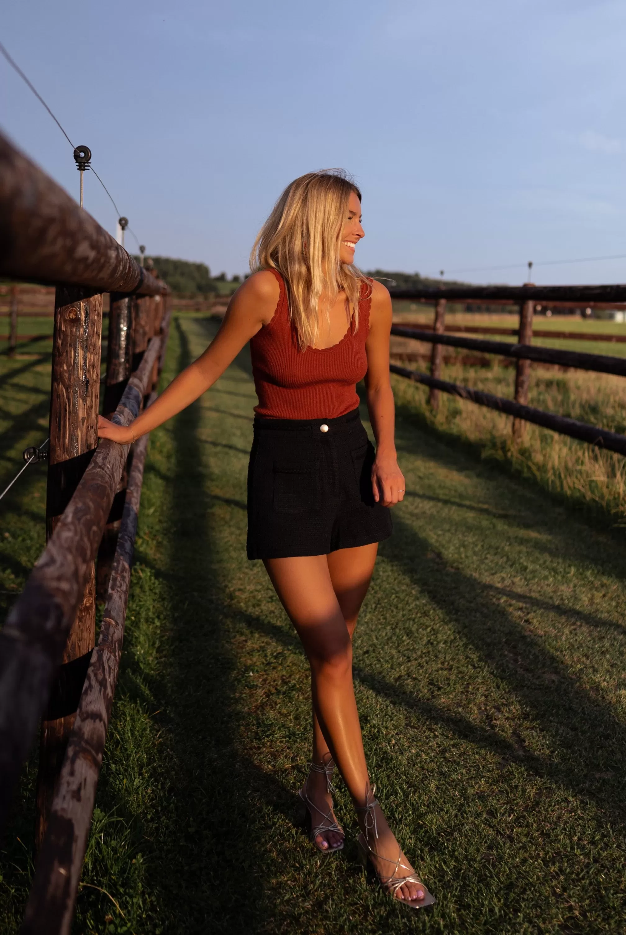 Top Bella - Brick Color - Unmissable -Easy Clothes Hot