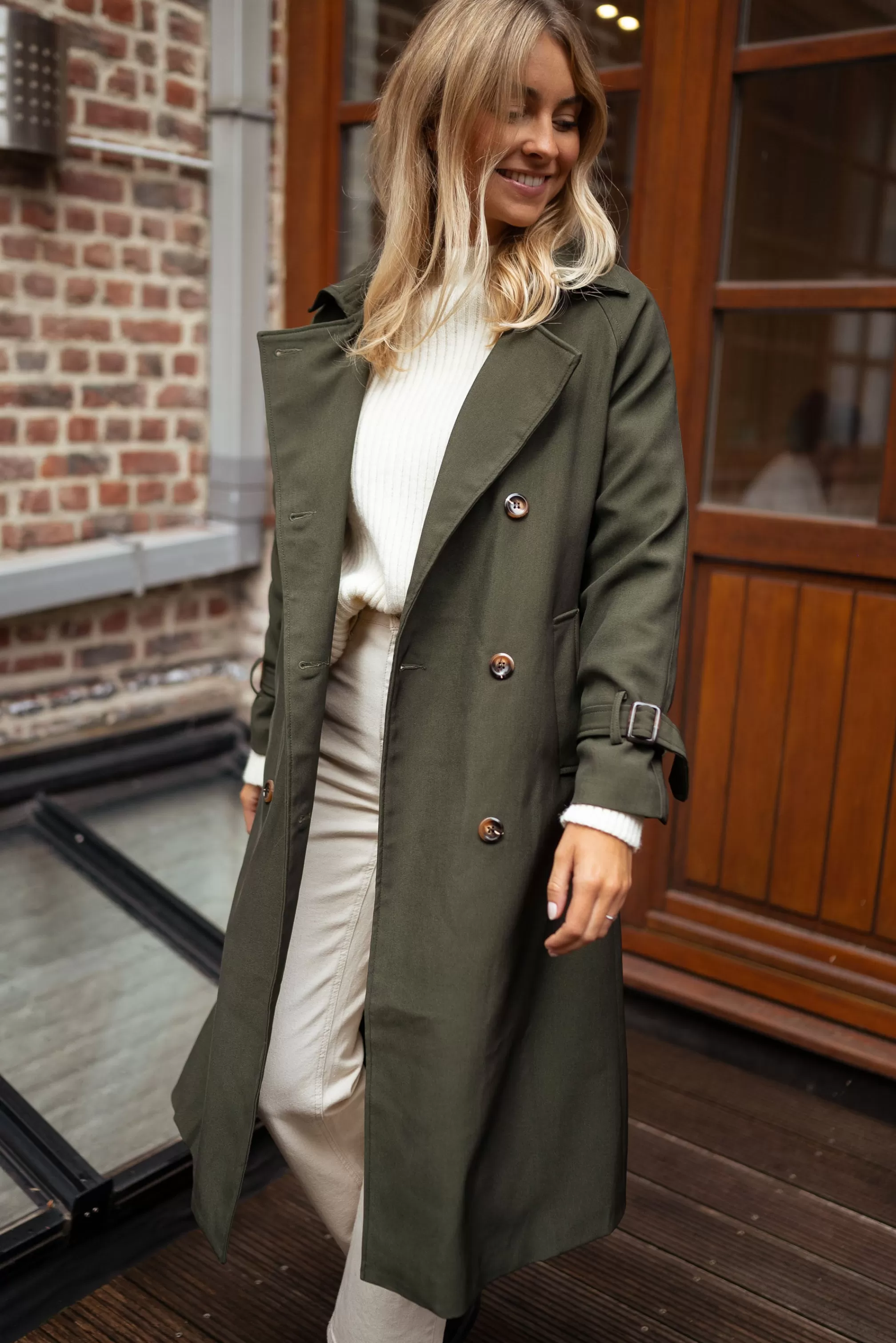 trench_charline__green_85587-2.webp Trench Charline - -Easy Clothes Cheap