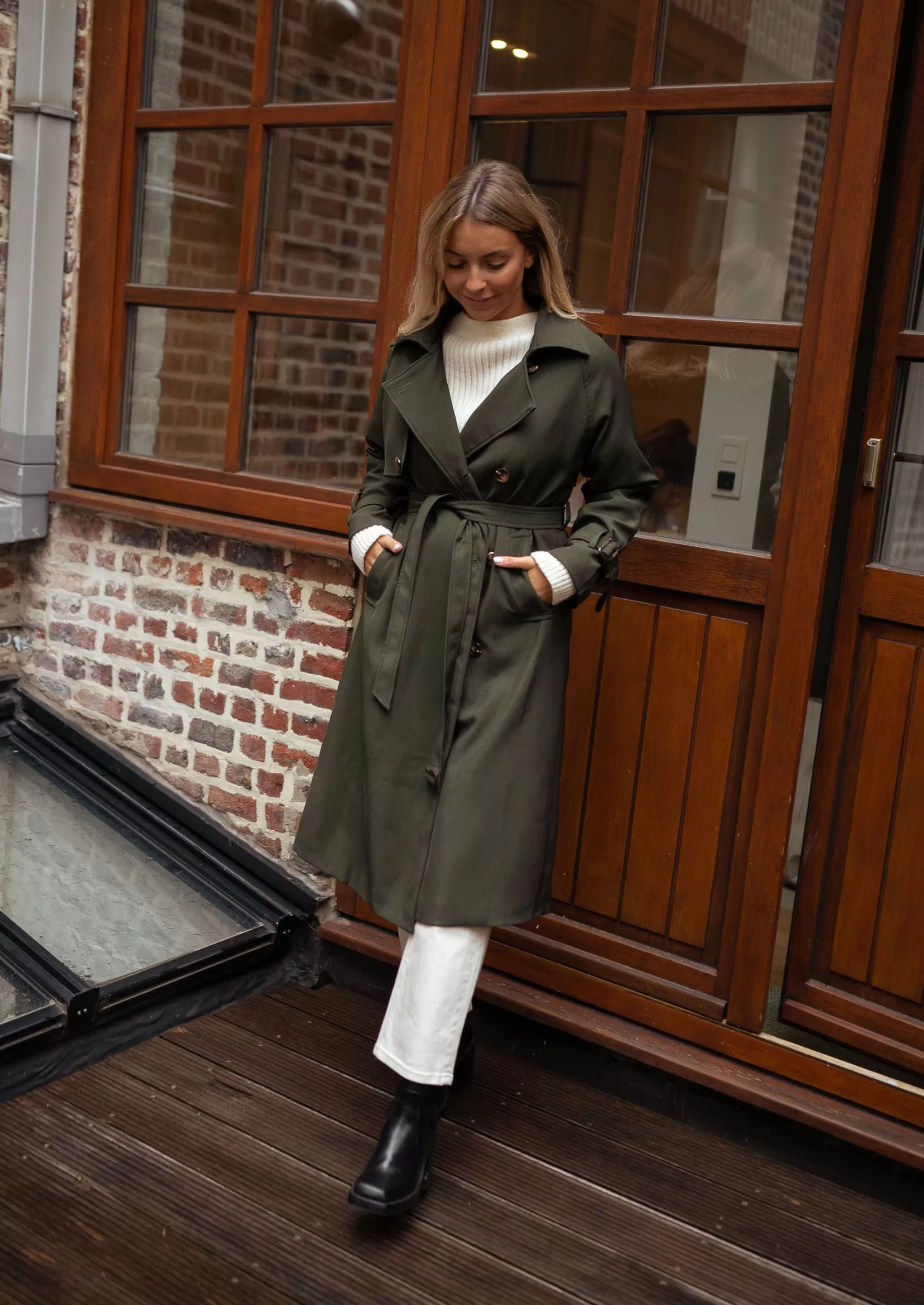 trench_charline__green_85588-3.webp Trench Charline - -Easy Clothes Cheap